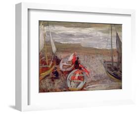 Boats on the Beach, Southwold, 1888-89-Philip Wilson Steer-Framed Giclee Print