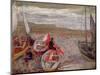 Boats on the Beach, Southwold, 1888-89-Philip Wilson Steer-Mounted Giclee Print