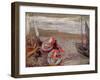 Boats on the Beach, Southwold, 1888-89-Philip Wilson Steer-Framed Giclee Print