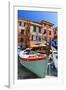 Boats on the Dock, Vernazza, Cinque Terre, Italy-George Oze-Framed Photographic Print