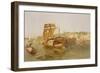 Boats on the Ganges, from 'India Ancient and Modern', 1867 (Colour Litho)-William 'Crimea' Simpson-Framed Giclee Print