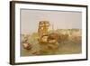 Boats on the Ganges, from 'India Ancient and Modern', 1867 (Colour Litho)-William 'Crimea' Simpson-Framed Giclee Print