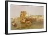 Boats on the Ganges, from 'India Ancient and Modern', 1867 (Colour Litho)-William 'Crimea' Simpson-Framed Giclee Print