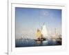 Boats on the Lagoon-Amedee Rosier-Framed Giclee Print