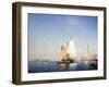 Boats on the Lagoon-Amedee Rosier-Framed Giclee Print