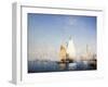 Boats on the Lagoon-Amedee Rosier-Framed Giclee Print