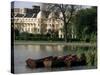 Boats on the Lake, Regents Park, London, England, United Kingdom-Adam Woolfitt-Stretched Canvas