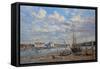 Boats on the Mud - Woodbridge, Suffolk, 2008-John Sutton-Framed Stretched Canvas