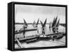 Boats on the Nile, Cairo, Egypt, C1920S-null-Framed Stretched Canvas