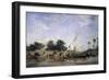 Boats on the Nile-Eugene Fromentin-Framed Giclee Print