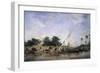 Boats on the Nile-Eugene Fromentin-Framed Giclee Print