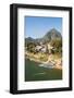 Boats on the Ou River, Nong Khiaw, Luang Prabang Area, Laos, Indochina, Southeast Asia, Asia-Jordan Banks-Framed Photographic Print