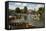 Boats on the River Avon and the Royal Shakespeare Theatre-Stuart Black-Framed Stretched Canvas