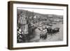 Boats on the River Malecon, Valparaiso, Chile, C1900s-null-Framed Premium Giclee Print