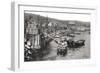 Boats on the River Malecon, Valparaiso, Chile, C1900s-null-Framed Premium Giclee Print