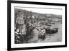 Boats on the River Malecon, Valparaiso, Chile, C1900s-null-Framed Giclee Print