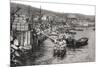 Boats on the River Malecon, Valparaiso, Chile, C1900s-null-Mounted Giclee Print