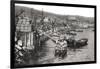 Boats on the River Malecon, Valparaiso, Chile, C1900s-null-Framed Giclee Print