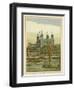 Boats on the River Thames with the Tower of London Beyond-Thomas Crane-Framed Giclee Print