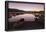 boats on the Schluchsee at sundown, Black Forest, Baden-Wurttemberg, Germany-Markus Lange-Framed Photographic Print