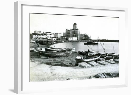 Boats on the Shore-Chris Hellier-Framed Photographic Print