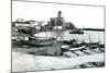 Boats on the Shore-Chris Hellier-Mounted Photographic Print