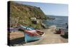 Boats on the Slipway at Cape Cornwall, Cornwall-Peter Thompson-Stretched Canvas