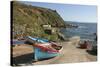 Boats on the Slipway at Cape Cornwall, Cornwall-Peter Thompson-Stretched Canvas