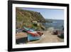 Boats on the Slipway at Cape Cornwall, Cornwall-Peter Thompson-Framed Photographic Print