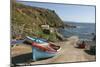Boats on the Slipway at Cape Cornwall, Cornwall-Peter Thompson-Mounted Photographic Print