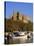 Boats on the Waterfront Below the Cathedral of Palma, on Majorca, Balearic Islands, Spain-null-Stretched Canvas