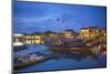 Boats on Thu Bon River at Dusk, Hoi An, Quang Nam, Vietnam, Indochina, Southeast Asia, Asia-Ian Trower-Mounted Photographic Print