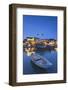 Boats on Thu Bon River at Dusk, Hoi an (Unesco World Heritage Site), Quang Ham, Vietnam-Ian Trower-Framed Photographic Print