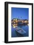 Boats on Thu Bon River at Dusk, Hoi an (Unesco World Heritage Site), Quang Ham, Vietnam-Ian Trower-Framed Photographic Print