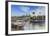 Boats on Thu Bon River, Hoi an (Unesco World Heritage Site), Quang Ham, Vietnam-Ian Trower-Framed Photographic Print