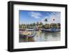 Boats on Thu Bon River, Hoi an (Unesco World Heritage Site), Quang Ham, Vietnam-Ian Trower-Framed Photographic Print