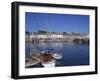 Boats on Water and Waterfront at Neuk of Fife, Anstruther, Scotland, United Kingdom, Europe-Kathy Collins-Framed Photographic Print