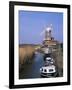 Boats on Waterway and Windmill, Cley Next the Sea, Norfolk, England, United Kingdom-Jeremy Bright-Framed Photographic Print