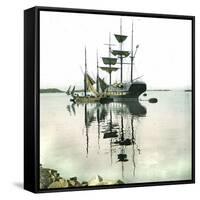 Boats, Oslo (Former Christiania), Norway-Leon, Levy et Fils-Framed Stretched Canvas