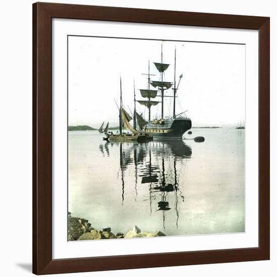 Boats, Oslo (Former Christiania), Norway-Leon, Levy et Fils-Framed Photographic Print