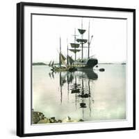 Boats, Oslo (Former Christiania), Norway-Leon, Levy et Fils-Framed Photographic Print