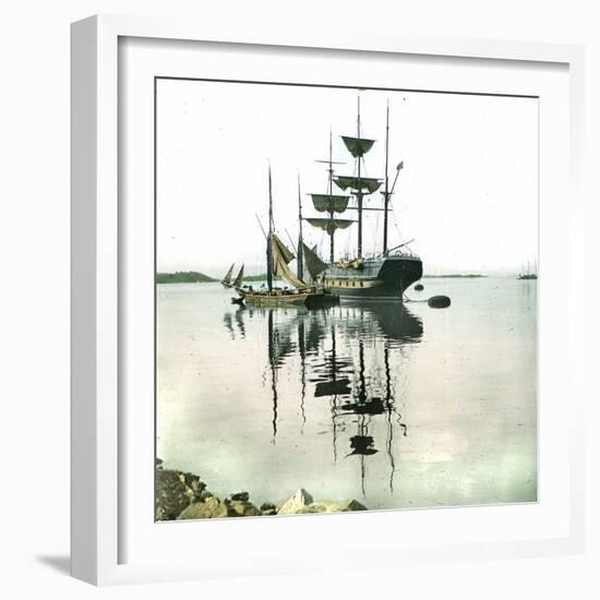 Boats, Oslo (Former Christiania), Norway-Leon, Levy et Fils-Framed Photographic Print