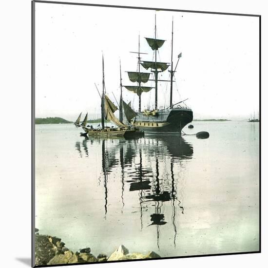 Boats, Oslo (Former Christiania), Norway-Leon, Levy et Fils-Mounted Photographic Print