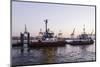 Boats, Pilots, Tugboat, Waiting for Mission, NeumŸhlen-Axel Schmies-Mounted Photographic Print