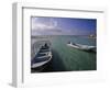 Boats, Playa Norte, Isla Mujeres, Mexico-Walter Bibikow-Framed Photographic Print