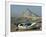 Boats Pulled onto Beach Below the Rock of Gibraltar, Gibraltar-Charles Bowman-Framed Photographic Print