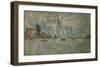 Boats, Regatta at Argenteuil-Claude Monet-Framed Art Print