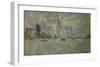 Boats, Regatta at Argenteuil-Claude Monet-Framed Art Print