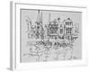 Boats rest in the port at Honfleur, Normandy, France-Richard Lawrence-Framed Photographic Print