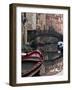 Boats Rest on Still Canal Water, Venice, Italy-Wendy Kaveney-Framed Photographic Print